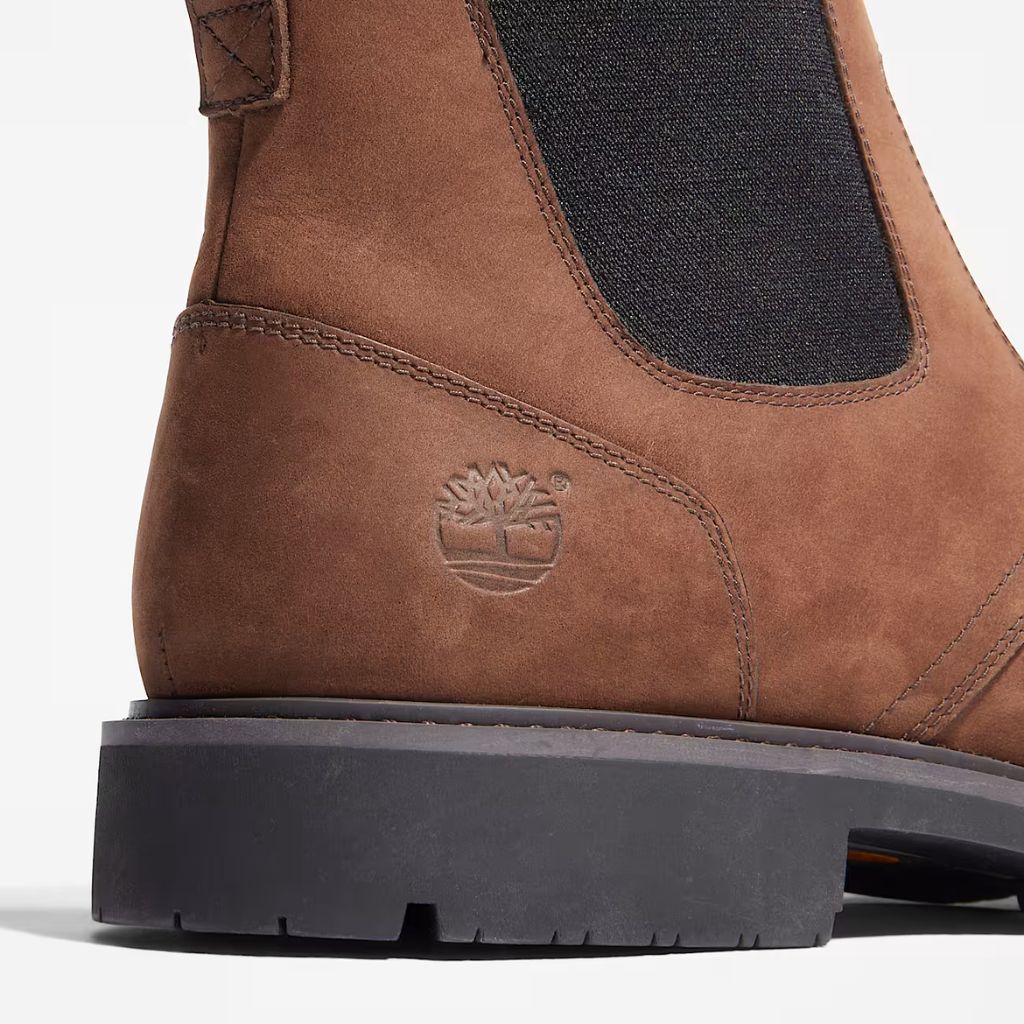 Timberland Stivaletto Beatles Chelsea Stormbucks Marrone TB05552R 242