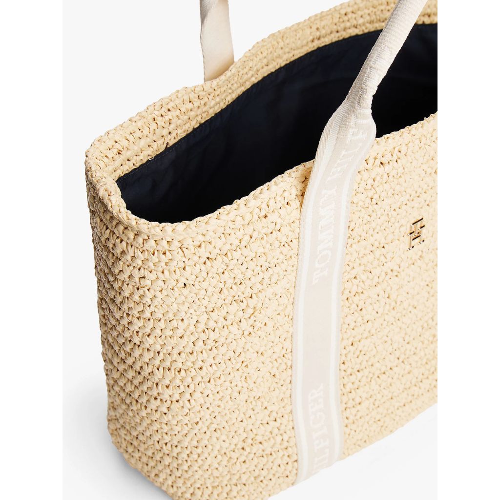 Tommy Hilfiger Borsa Mini Tote All'uncinetto AW0AW17196 AA8