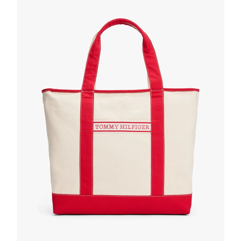 Tommy Jeans Borsa da Spiaggia Rosso AW0AW17294 XLG