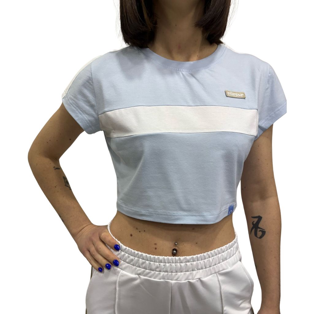 Ellesse T-shirt Crop Celeste Ehw202s25 590
