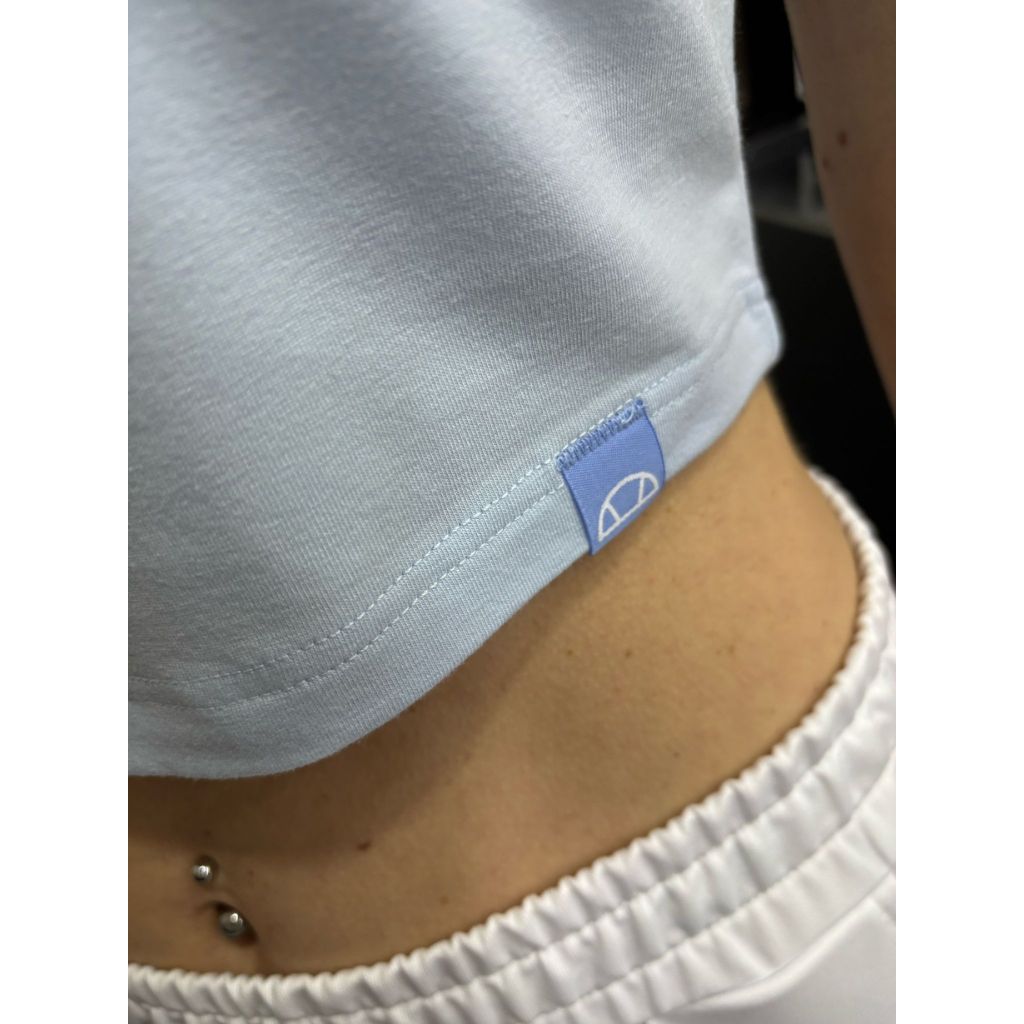 Ellesse T-shirt Crop Celeste Ehw202s25 590