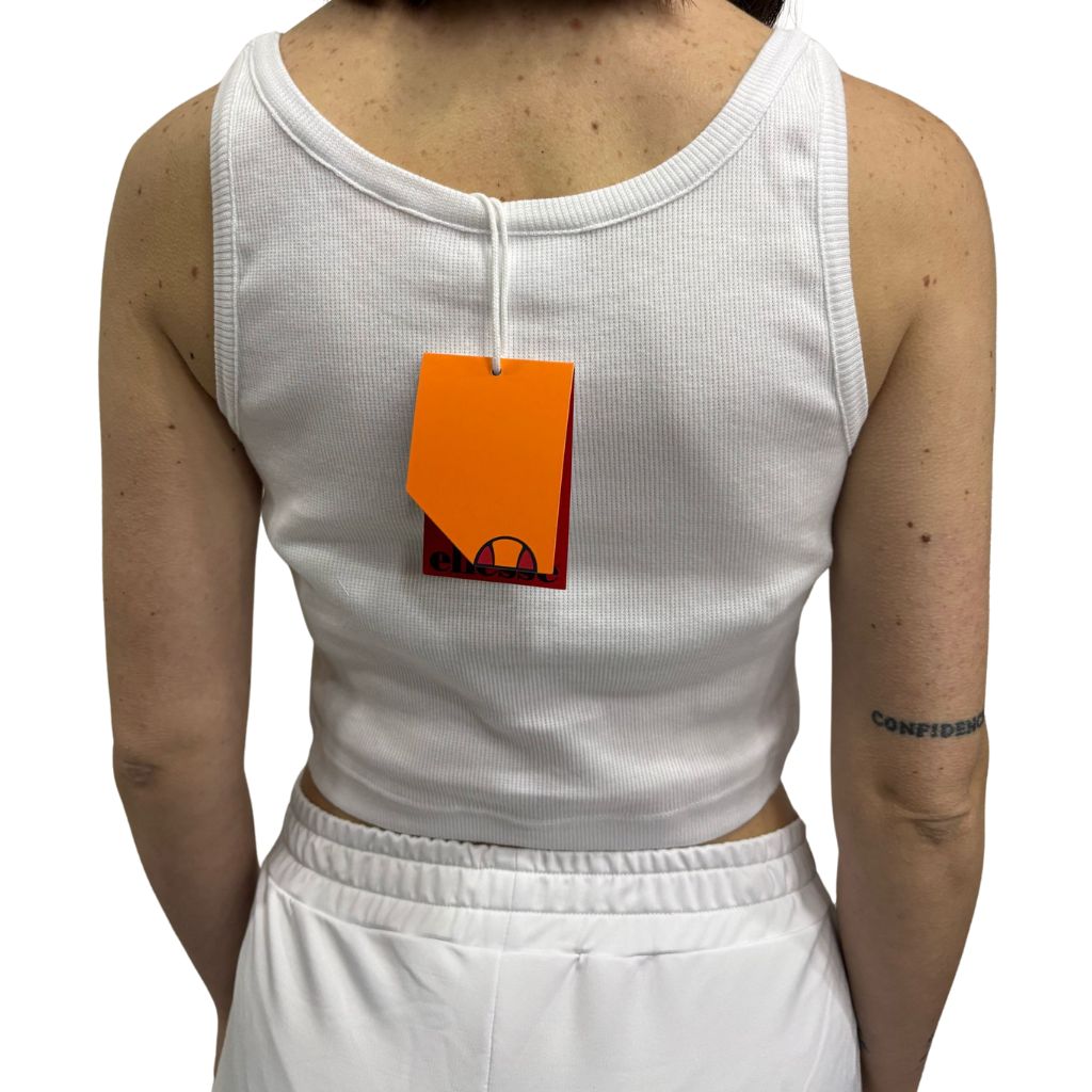 Ellesse Top a Costine Bianco Ehw204s25 001A