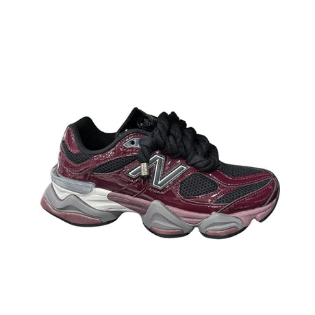 New Balance 9060 Burgundy Patent Corda Nero U9060CPM