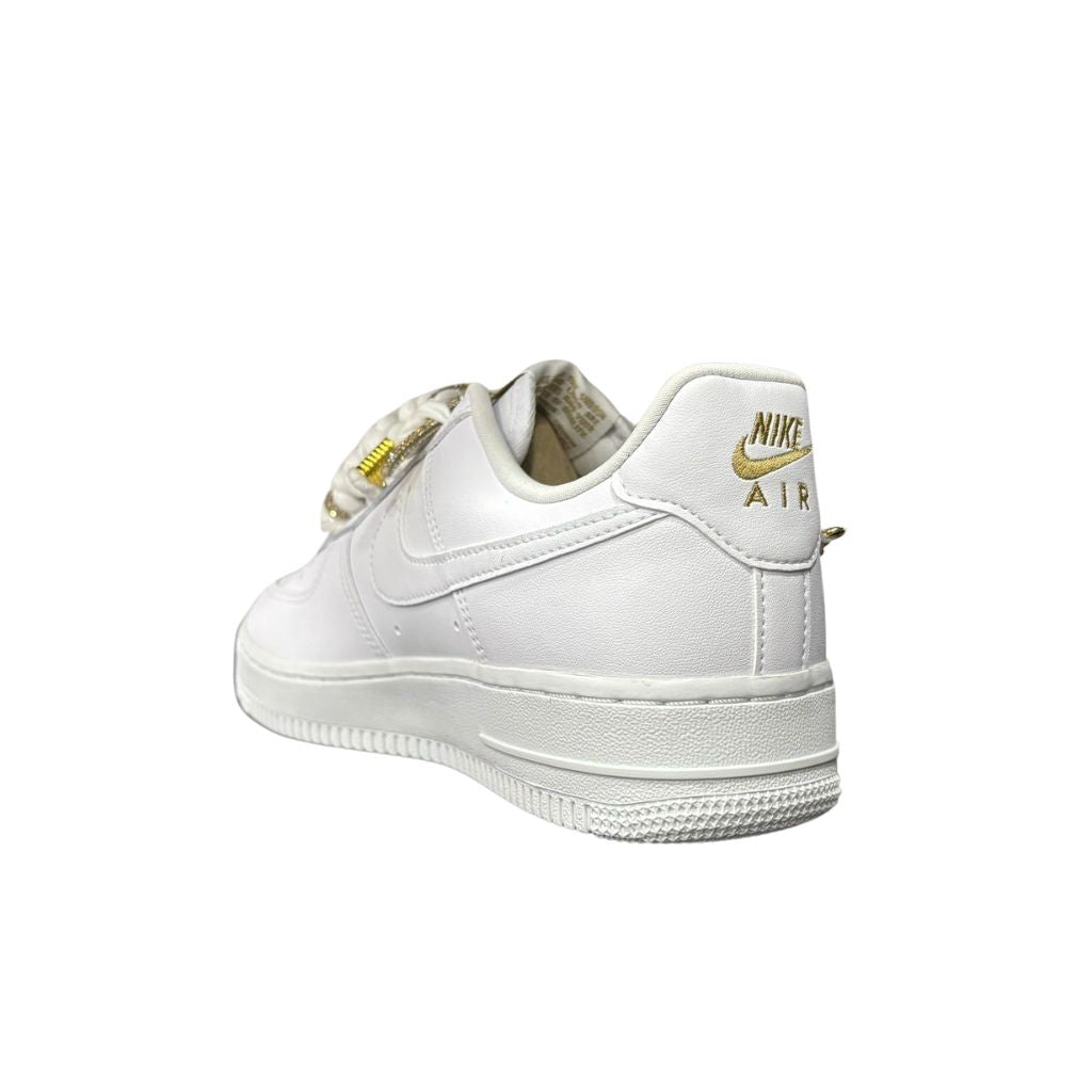Nike Air Force 1 Low LX Bianco Corda e Brillantini Oro DD1525 100