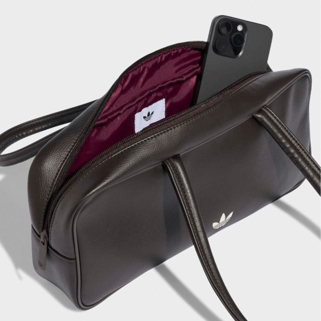 Borsa a spalla Adidas Originals Adicolor Elongated Airliner marrone