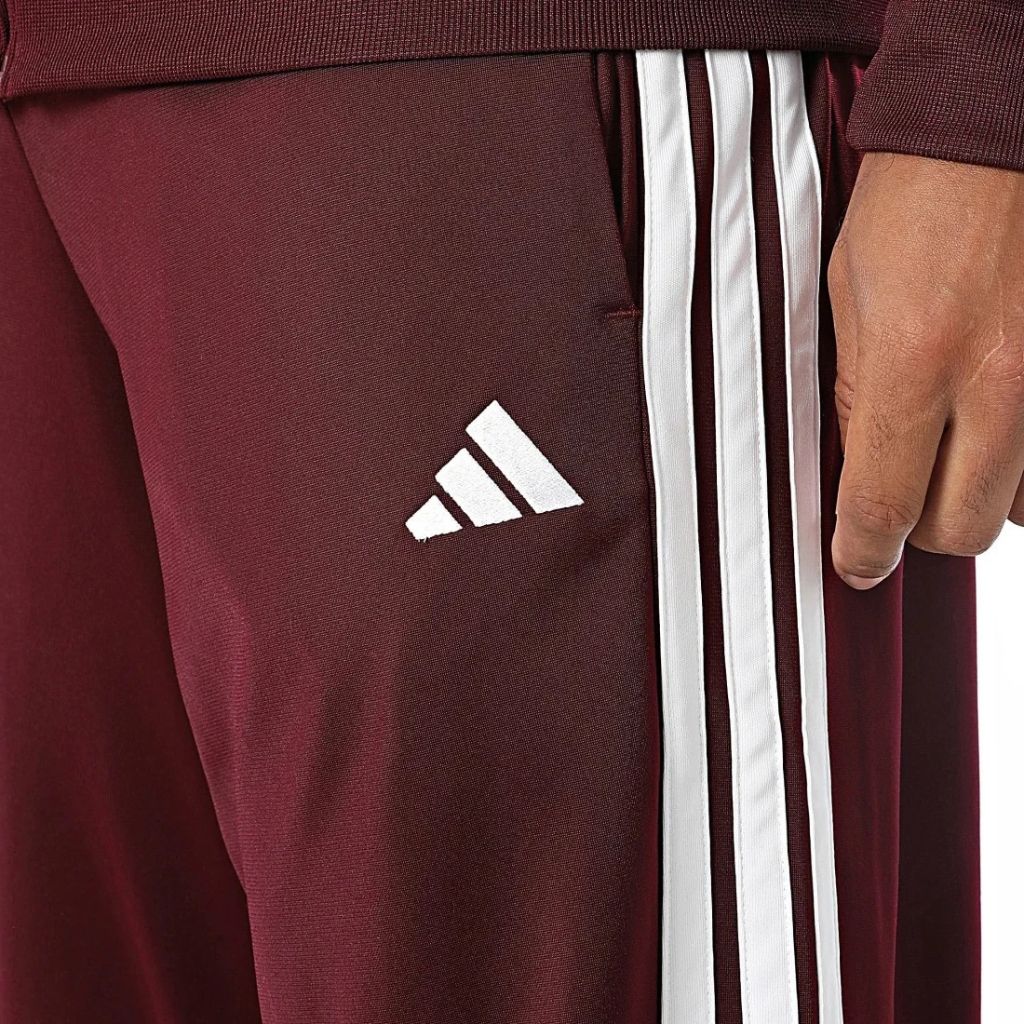 Tuta completa da uomo Adidas Dayready bordeaux