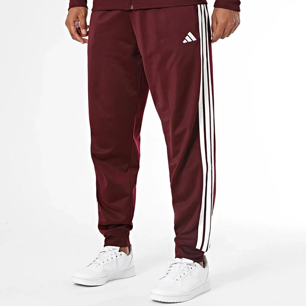Tuta completa da uomo Adidas Dayready bordeaux