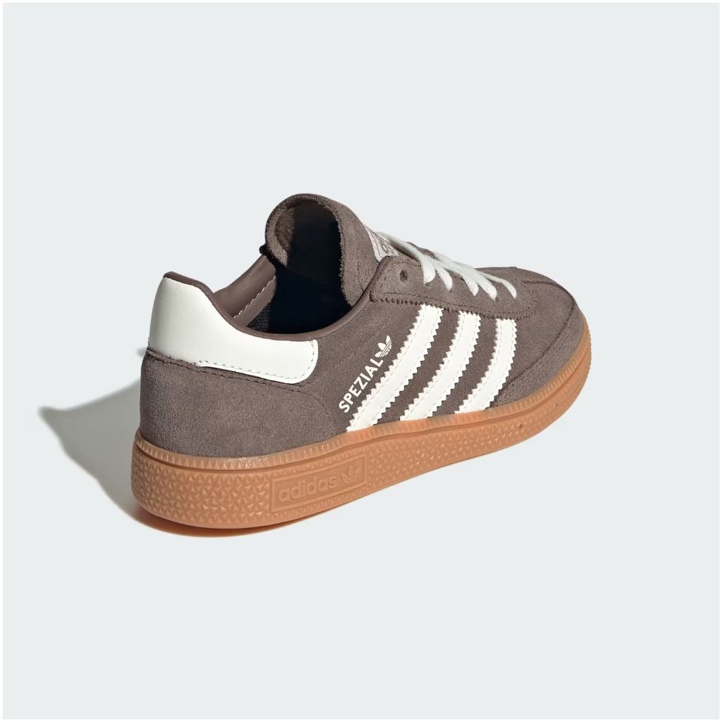 Sneaker adidas Handball Spezial grigio-marrone con suola gum