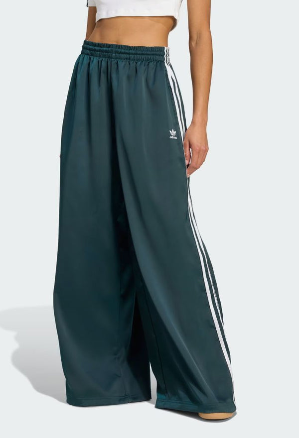 Pantalone da donna Adidas Originals verde a gamba larga