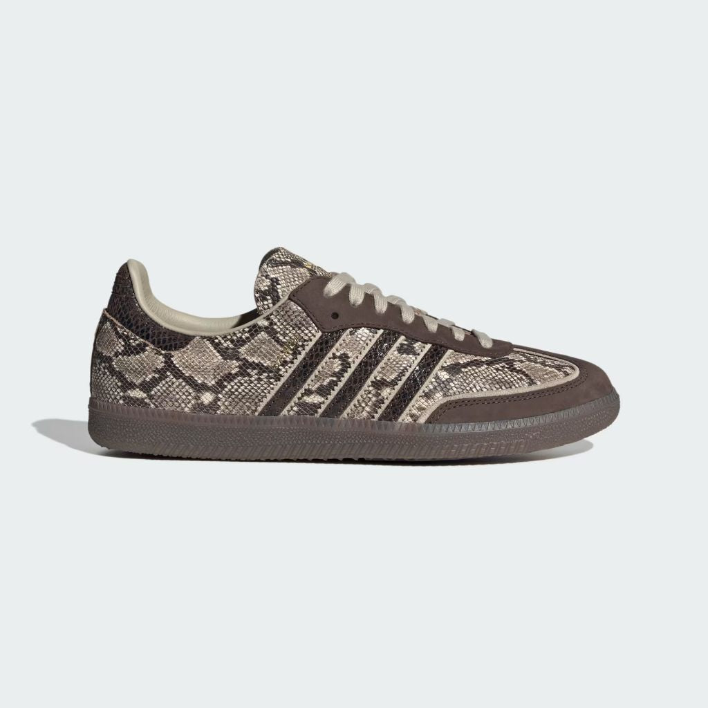 Sneaker Adidas Samba pitonata testa di moro