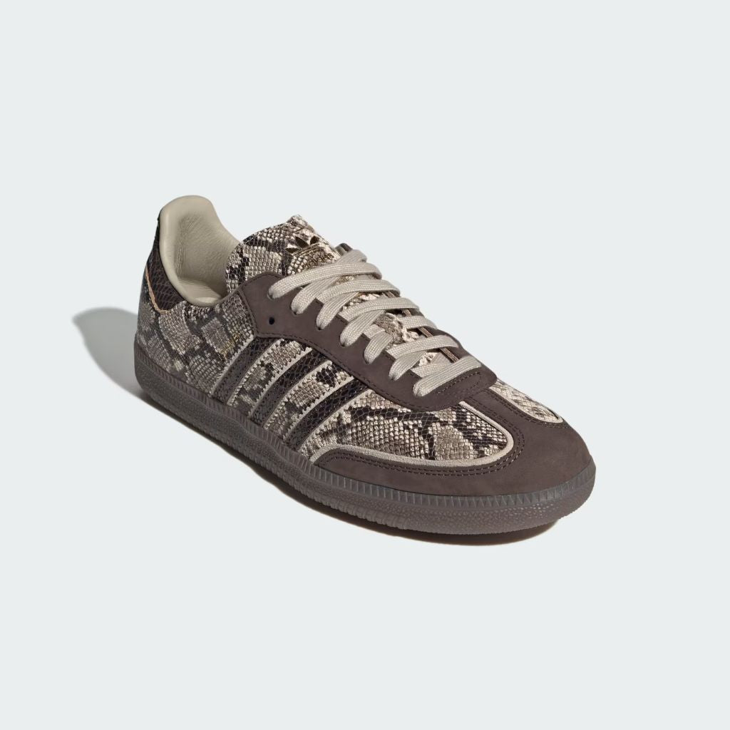 Sneaker Adidas Samba pitonata testa di moro