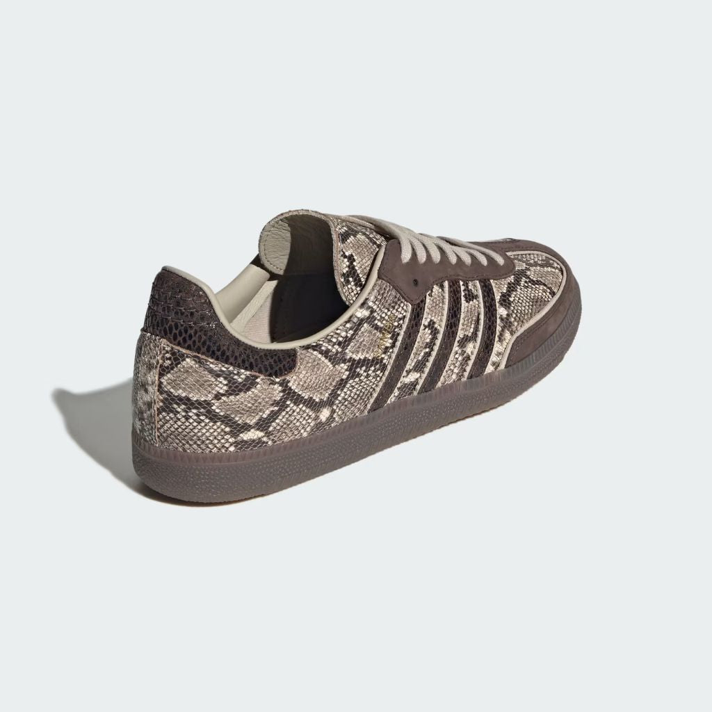 Sneaker Adidas Samba pitonata testa di moro