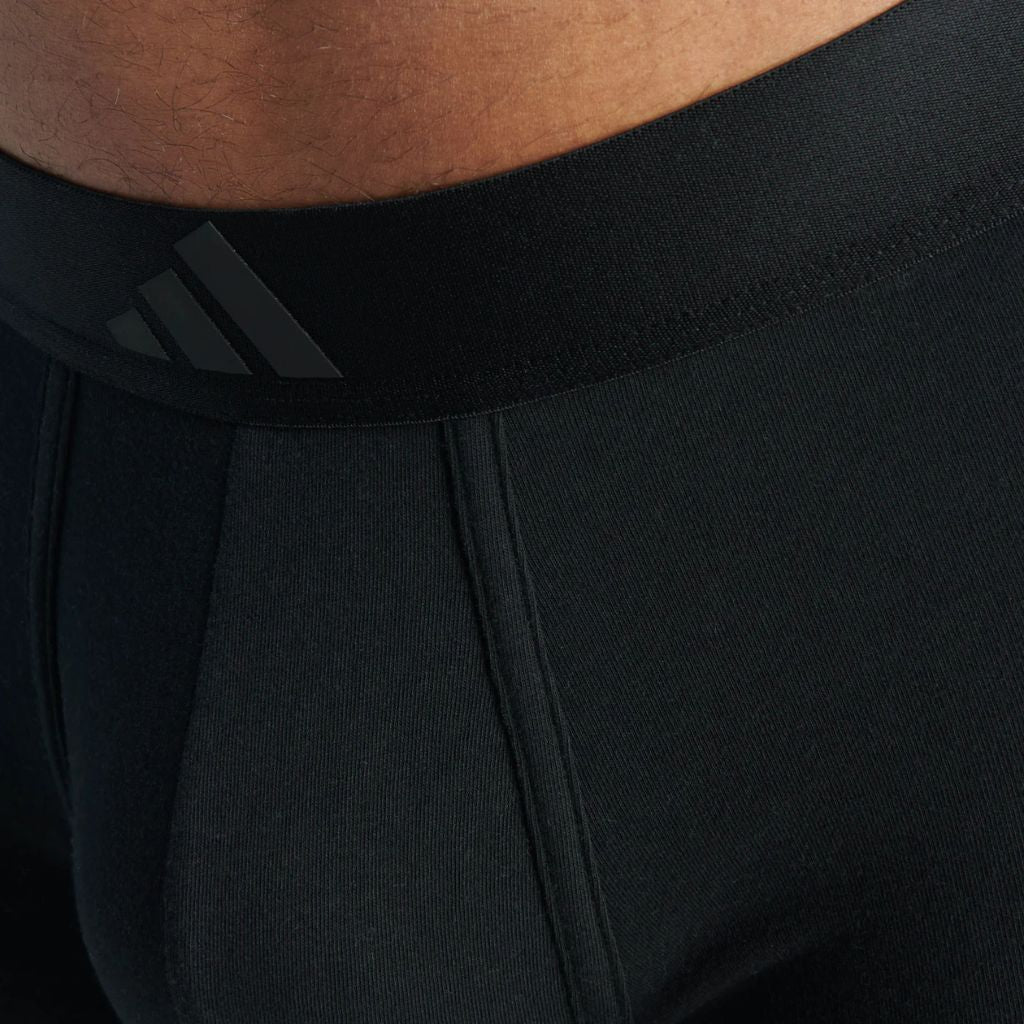 Adidas Boxer in Confezione da 2 Total Black JK3979