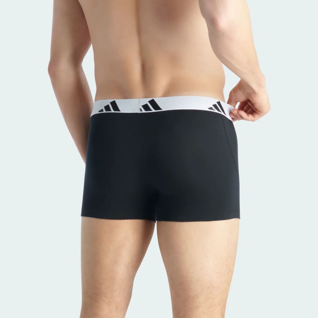 Adidas Boxer in Confezione da 3 Nero JK3945