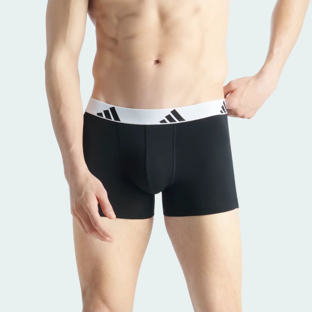 Adidas Boxer in Confezione da 3 Nero JK3945