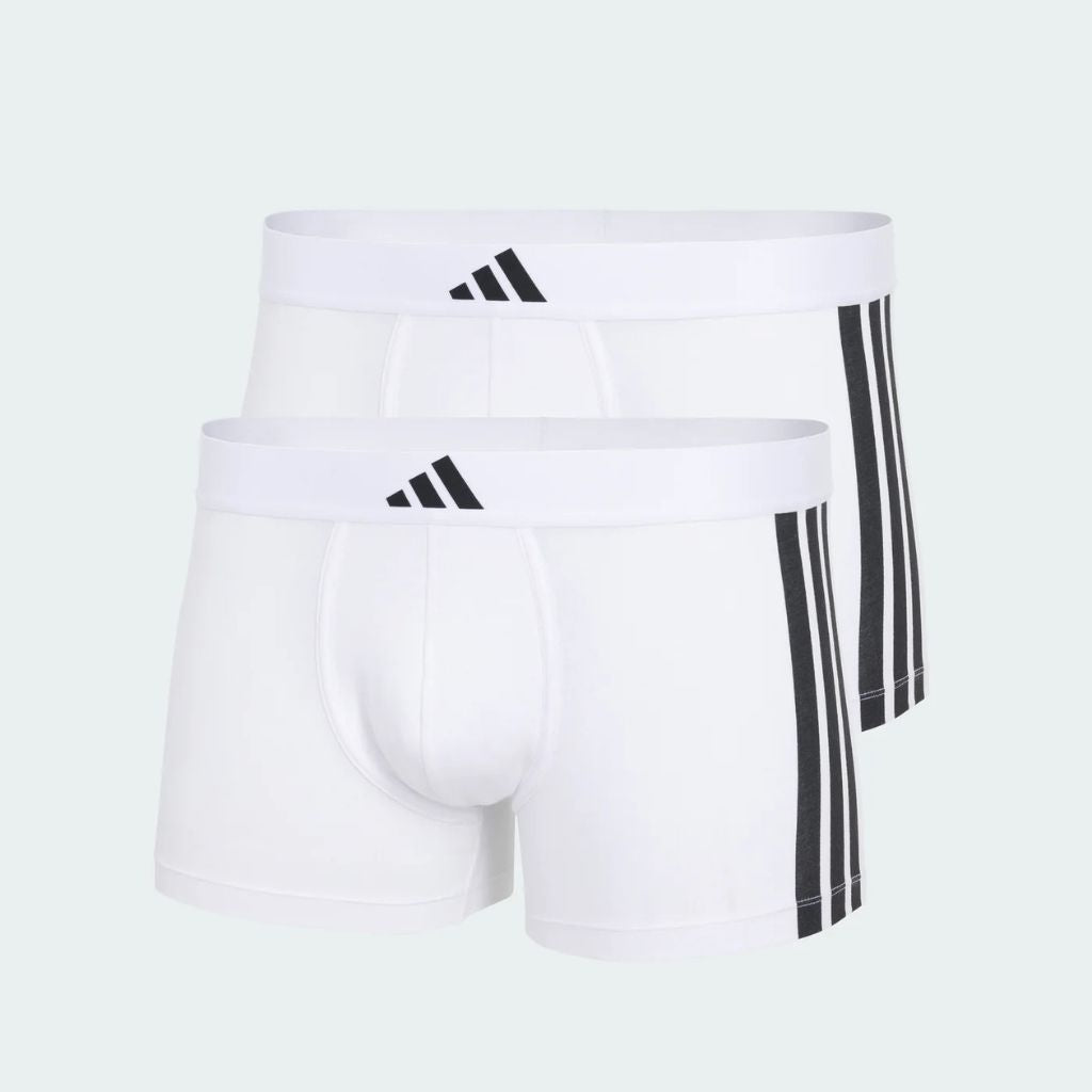 Adidas Boxer in Confezione da 2 Bianco JK3981