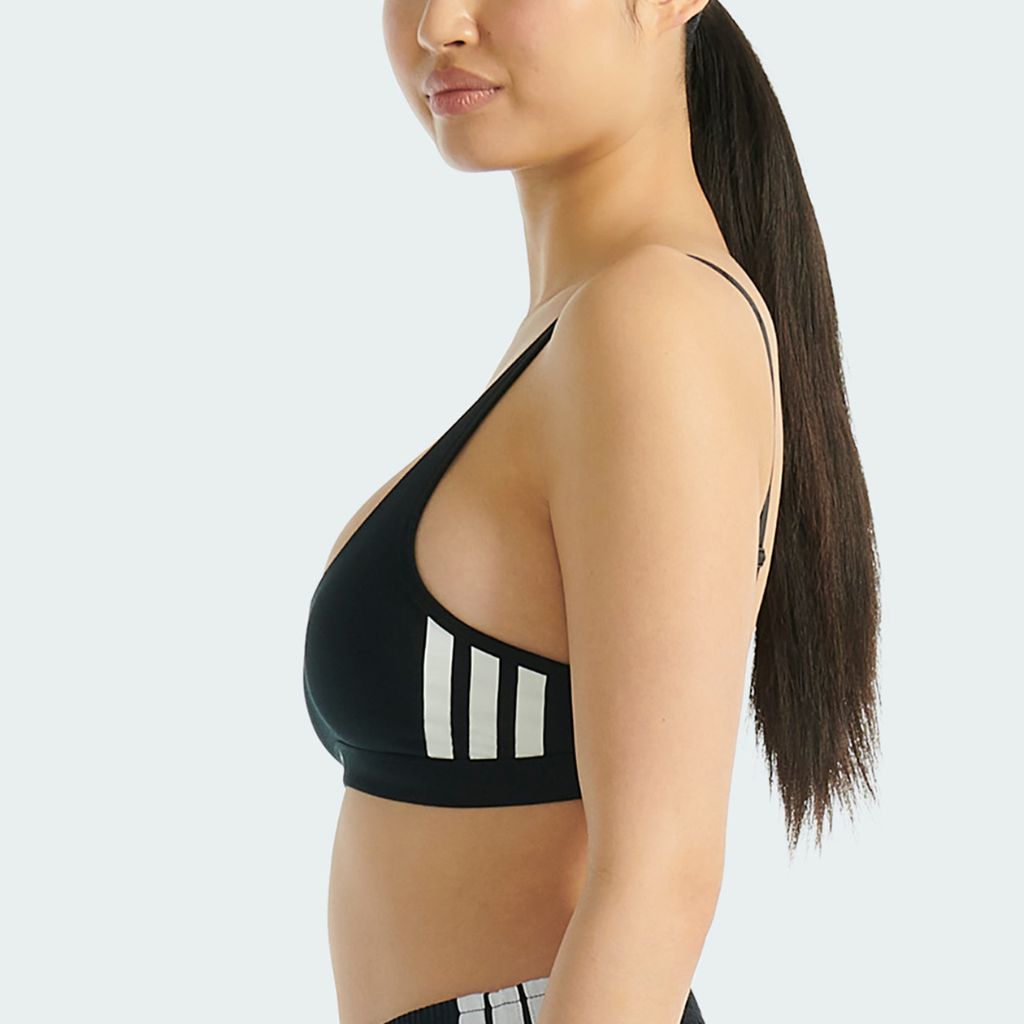 Adidas Bralette Strisce Nero JL3539