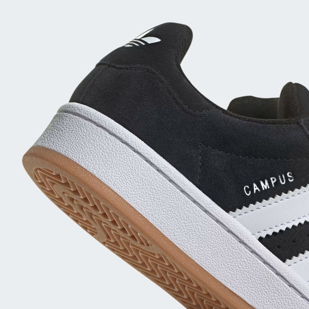 Adidas Campus 00s Black White Gum (GS) Hq6638
