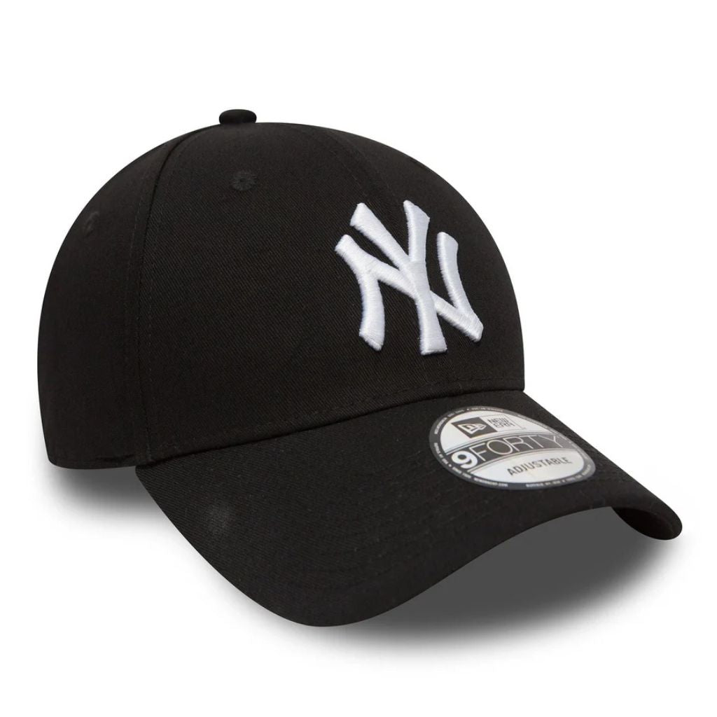 New Era Cappello New York Yankees Nero Logo Bianco 10531941