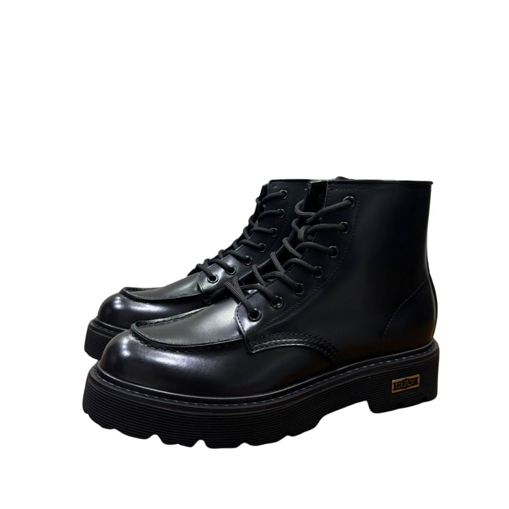 Combat boot Cult nero con cerniera interna