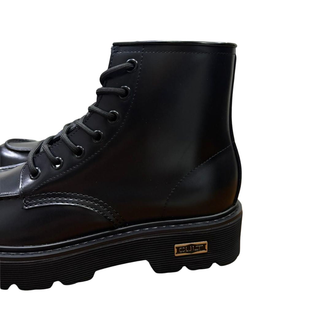 Combat boot Cult nero con cerniera interna