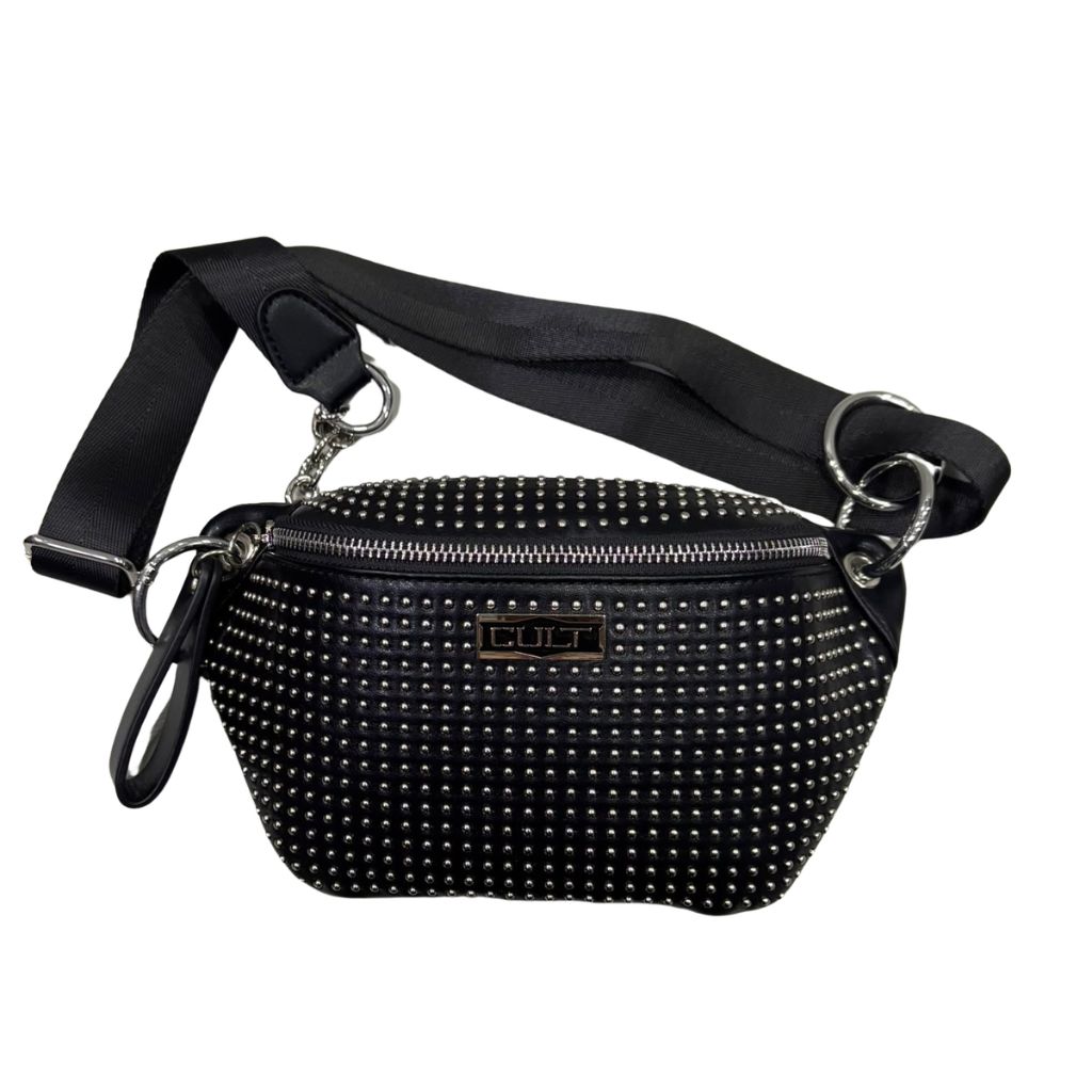 Marsupio donna Cult Joan nero in ecopelle