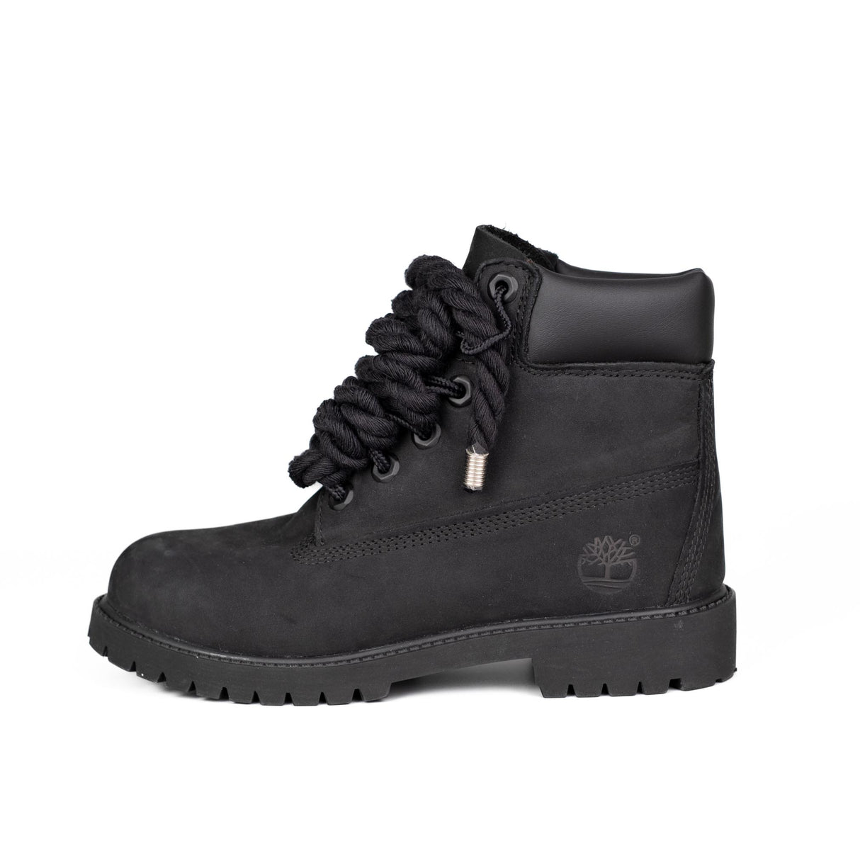 Timberland Stivaletto Stringato Nero Corda Nera 0129070011