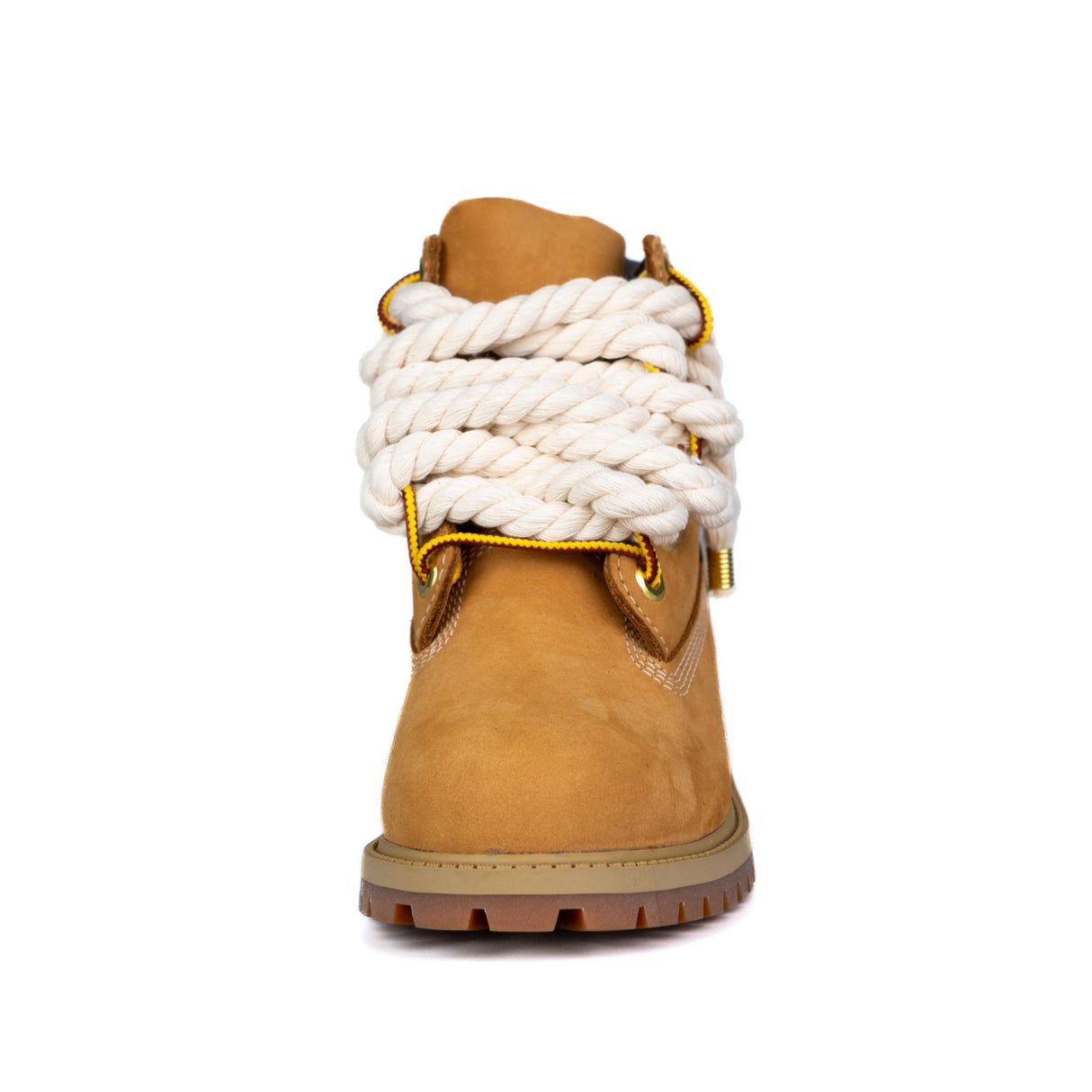 Timberland Stivaletto Stringato Giallo Corda Beige TB112909 713