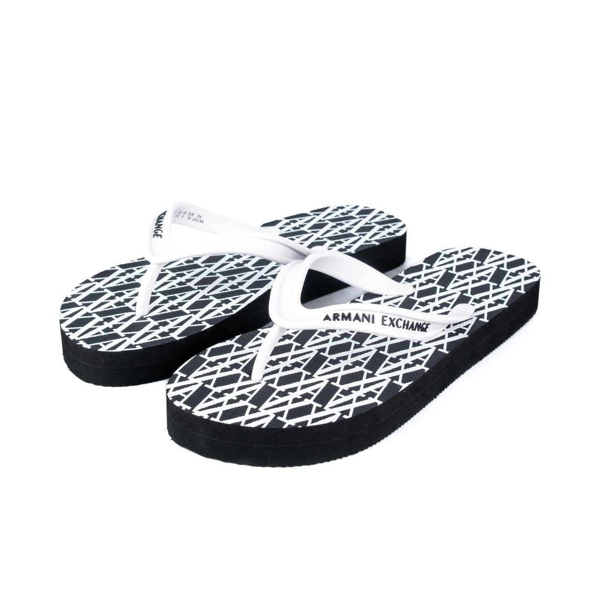 Armani Exchange Infradito Nero/Bianco XDQ010XV700 T037