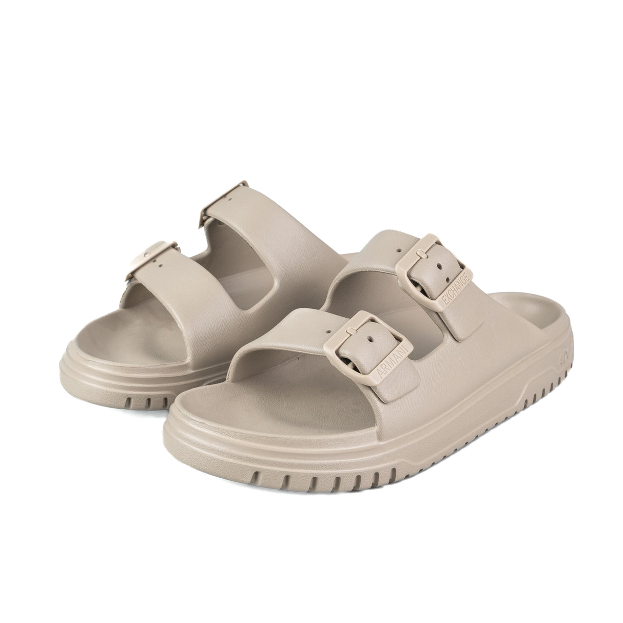 Armani Exchange Ciabatte Con Due Fibbie Beige XUP015XV821 01827