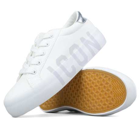 ICON Sneakers Bianco / Argento IC04757SD