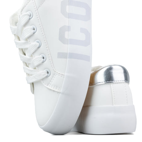ICON Sneakers Bianco / Argento IC04757SD
