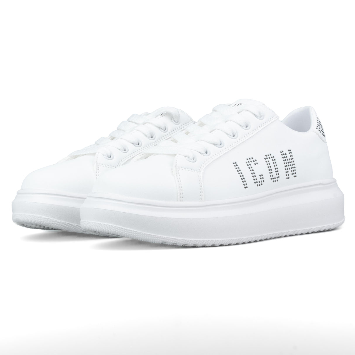 ICON Sneakers Bianco Strass Nero IC04751SD
