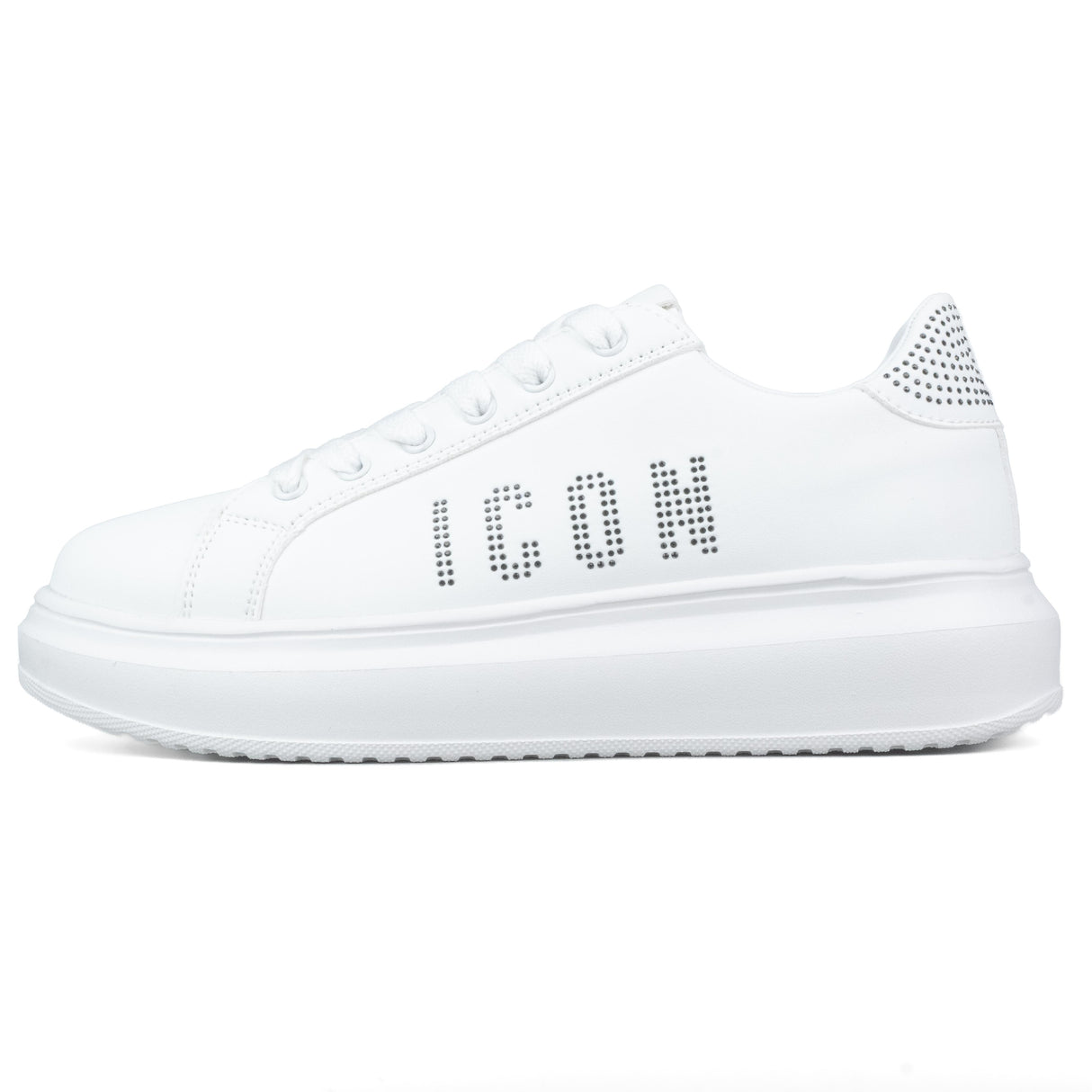 ICON Sneakers Bianco Strass Nero IC04751SD