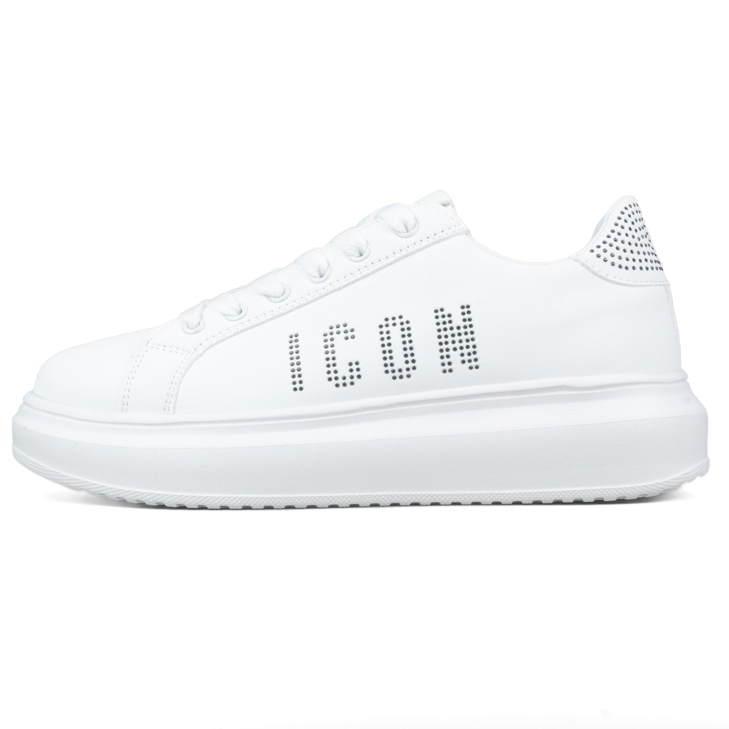 ICON Sneakers Bianco Strass Nero IC04751SD