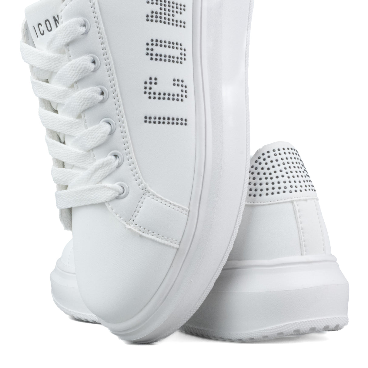ICON Sneakers Bianco Strass Nero IC04751SD