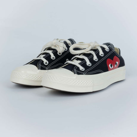 Converse x Comme des Garçons PLAY Chuck 70 Low Black 150206C