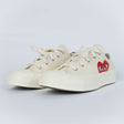 Converse x Comme des Garçons PLAY Chuck 70 Low White 150207C
