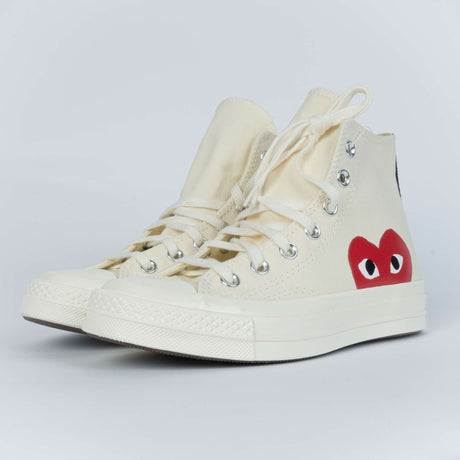 Converse x Comme des Garçons PLAY Chuck 70 White 150205C