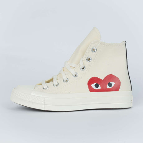 Converse x Comme des Garçons PLAY Chuck 70 White 150205C