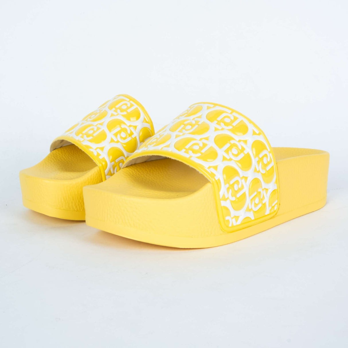 Liu Jo Mykonos01 Ciabatta Platform Patent Yellow