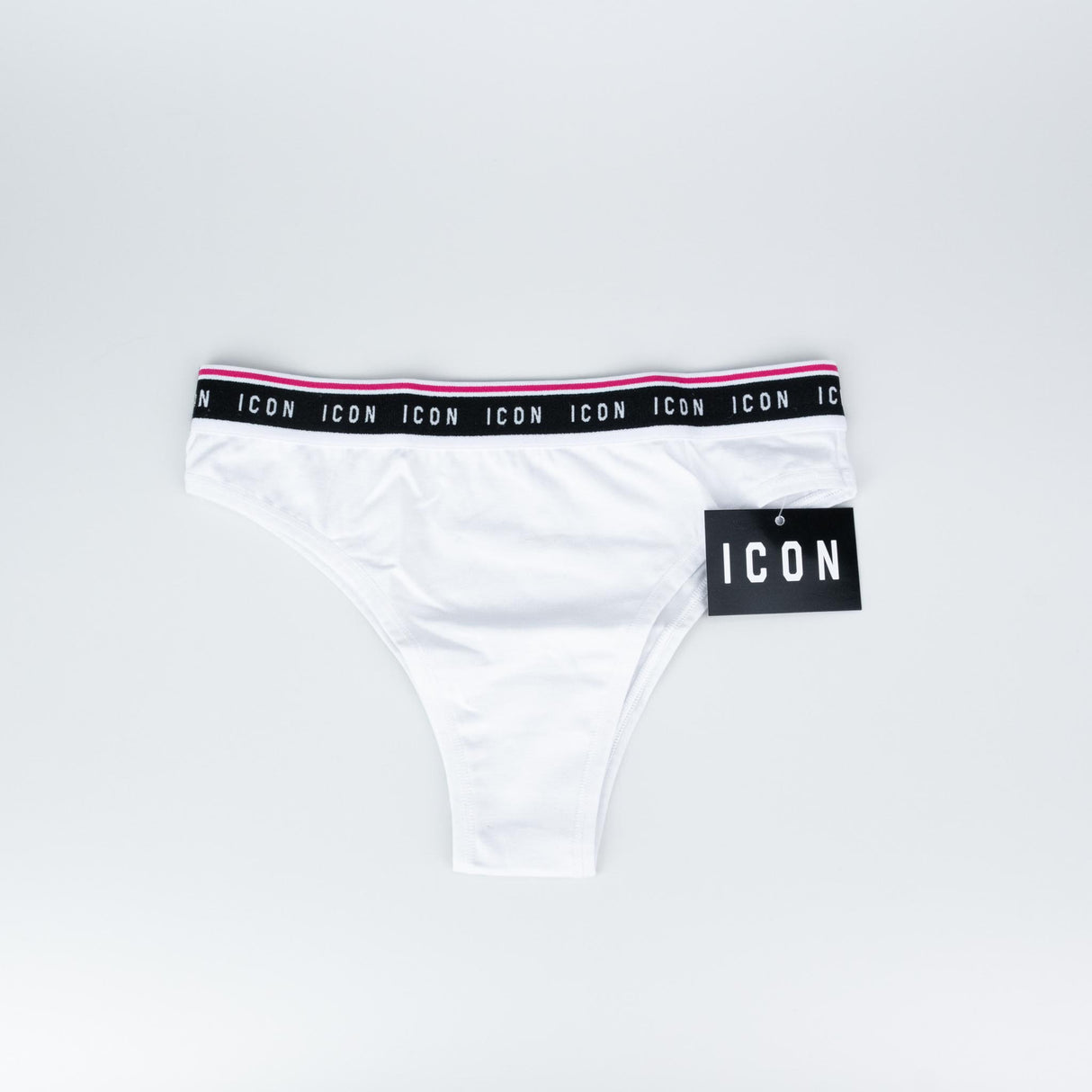 ICON Slip Brasiliana Bianco Righino Fuxia 47366