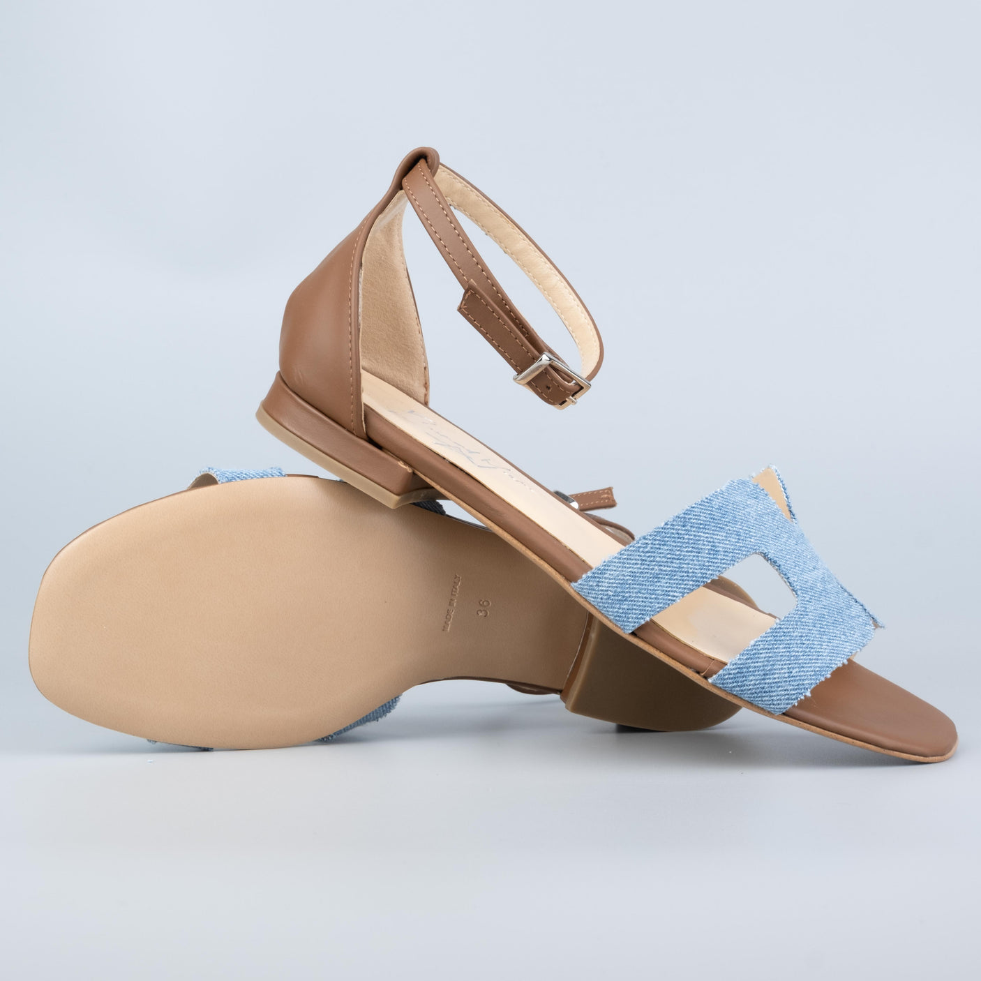 Raimond Miami Carle2 Cuoio/Denim