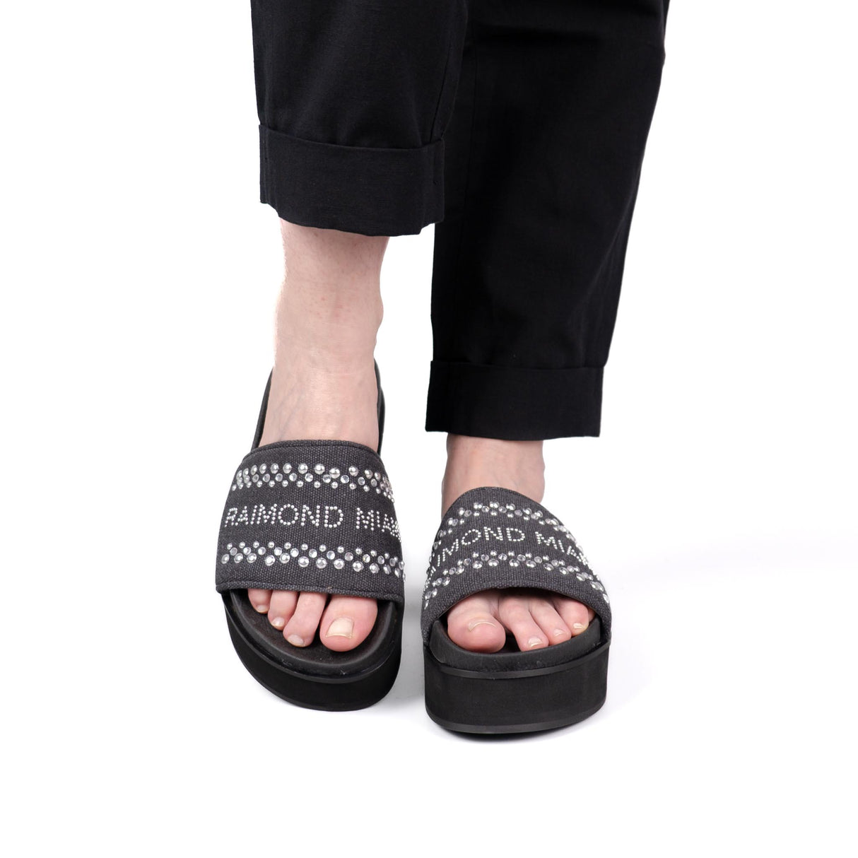 Raimond Miami Carle III Denim Black / Argento