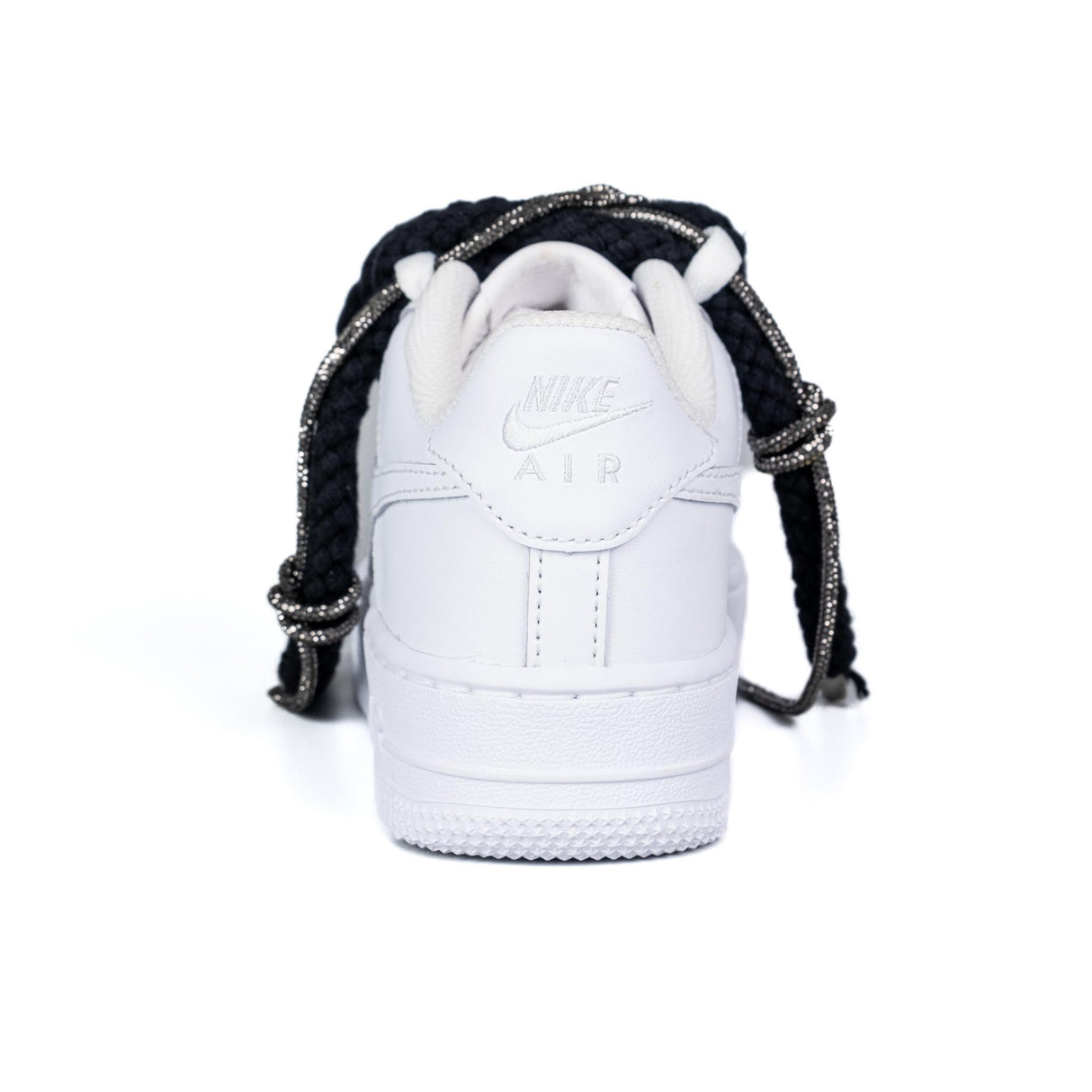 Nike Air Force 1 Bianco Corda Nero / Brillantini Canna di Fucile Fv5951 111 - cw2288 111