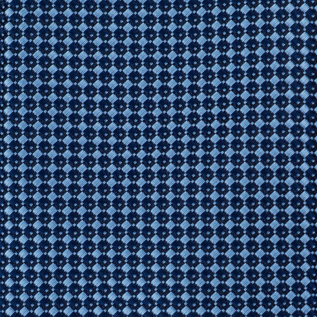 Cravatta In Seta Pois 3D Blu/Azzurro