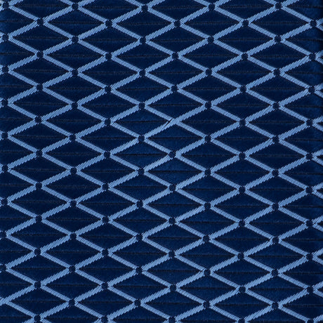 Cravatta In Seta Diagonale Blu/Azzurro