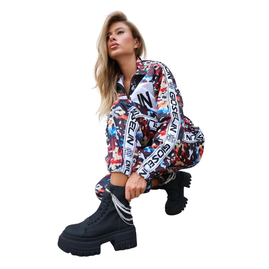 Tuta completa da donna Gioselin Rebel in tessuto acetato