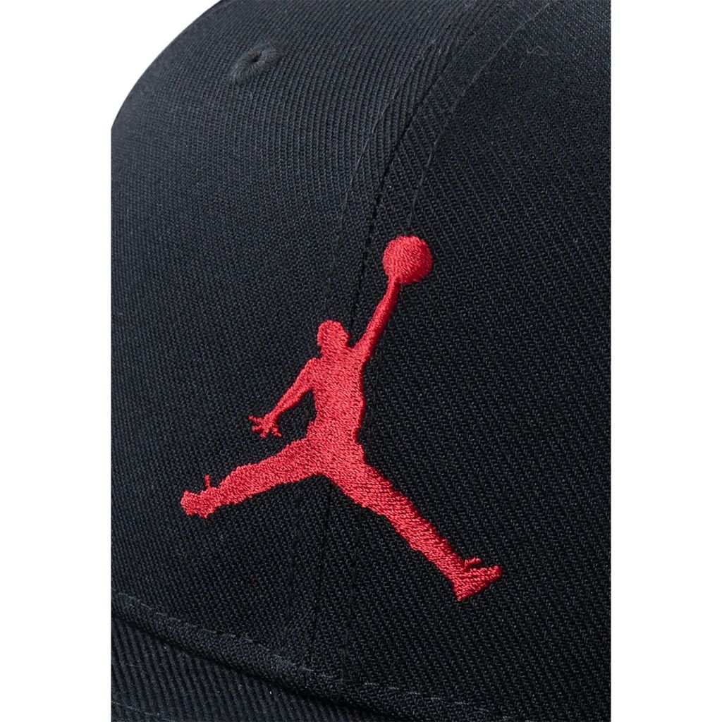 Cappello snapback Jordan nero con visiera piatta
