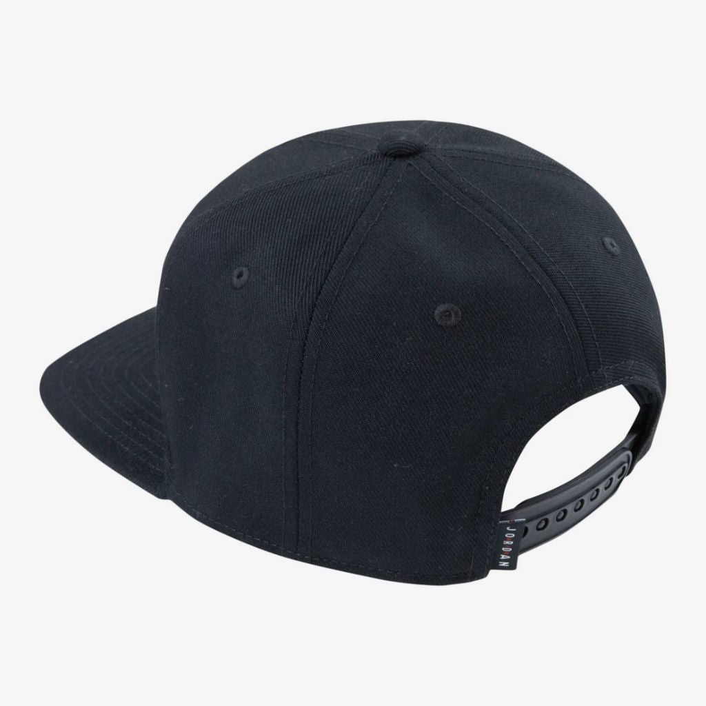 Cappello snapback Jordan nero con visiera piatta